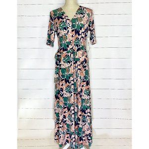 Preston & York Long Floral Printed Dress - NWT